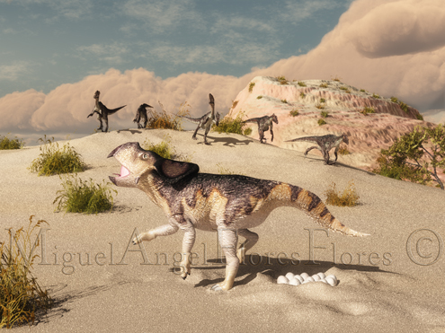 Cretacico en el desierto del Gobi